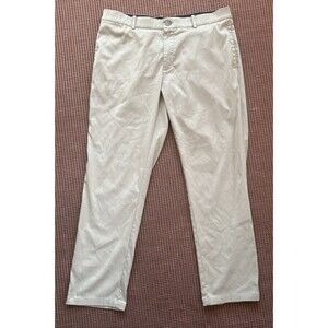 Nike Dri Fit Golf Pants Men 36x30 Beige Stretch